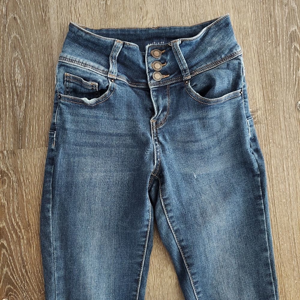 Angel Kiss Denim Collection Skinny Jeans Size 3 - Picture 2 of 7